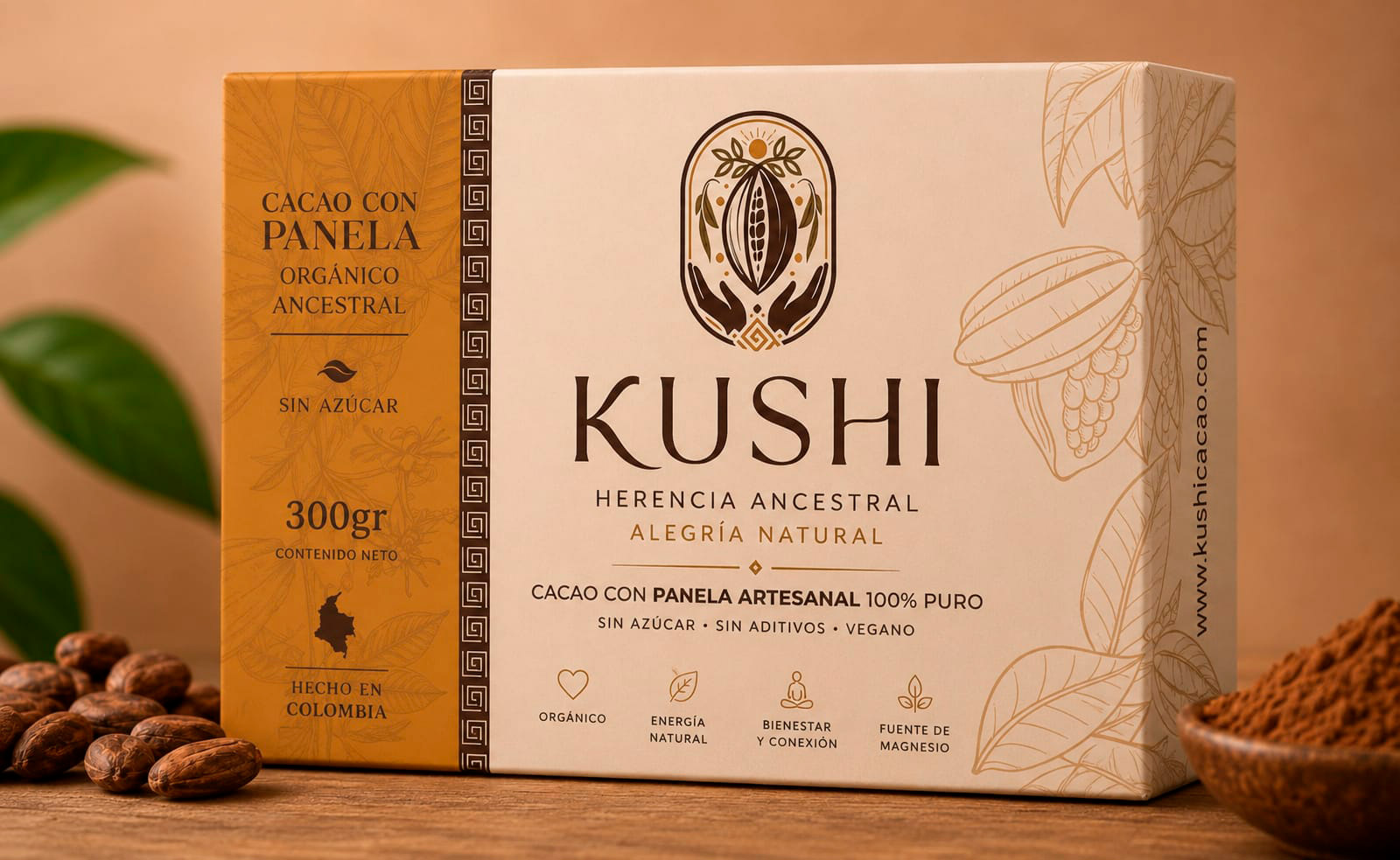 Kushi Cacao con Panela Orgánica